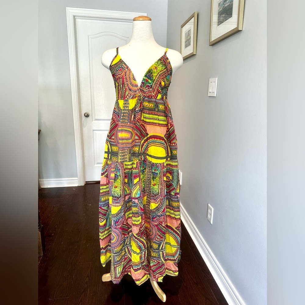 EMBARK Colorful Geometric Maxi Dress